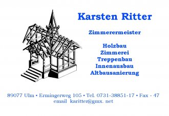 Zimmerermeister Karsten Ritter