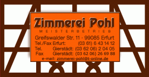 Zimmerer Thueringen: Zimmerei Pohl