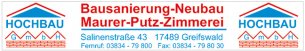 Zimmerer Mecklenburg-Vorpommern: Hochbau GmbH Greifswald  